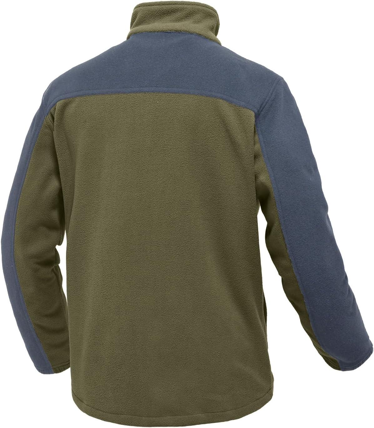 imageTBMPOY Mens Fleece Jackets Lightweight FullZip Fall Jacket Warm Winter Coats Outdoor Hiking with PocketsA2army GreenGray