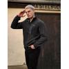 imageTBMPOY Mens Fleece Jackets Lightweight FullZip Fall Jacket Warm Winter Coats Outdoor Hiking with PocketsA1black