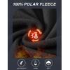 imageTBMPOY Mens Fleece Jackets Lightweight FullZip Fall Jacket Warm Winter Coats Outdoor Hiking with PocketsA1black