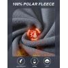 imageTBMPOY Mens Fleece Jackets Lightweight FullZip Fall Jacket Warm Winter Coats Outdoor Hiking with PocketsA3greyBlack