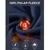 imageTBMPOY Mens Fleece Jackets Lightweight FullZip Fall Jacket Warm Winter Coats Outdoor Hiking with PocketsA4navyGray