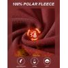imageTBMPOY Mens Fleece Jackets Lightweight FullZip Fall Jacket Warm Winter Coats Outdoor Hiking with PocketsA5wine RedGray