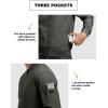 imageTBMPOY Mens Lightweight Bomber Jackets Light Windbreaker Casual Stylish Fall Golf Zip Up Dress Business VarsityA1charcoal Grey