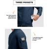 imageTBMPOY Mens Lightweight Bomber Jackets Light Windbreaker Casual Stylish Fall Golf Zip Up Dress Business VarsityA1navy