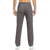 imageTBMPOY Mens Lightweight Hiking Travel Pants Breathable Athletic Fishing Active Joggers Zipper PocketsA15steel Gray