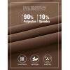 imageTBMPOY Mens Lightweight Hiking Travel Pants Breathable Athletic Fishing Active Joggers Zipper PocketsA18brown