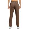 imageTBMPOY Mens Lightweight Hiking Travel Pants Breathable Athletic Fishing Active Joggers Zipper PocketsA18brown