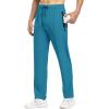 imageTBMPOY Mens Lightweight Hiking Travel Pants Breathable Athletic Fishing Active Joggers Zipper PocketsA19indigo