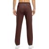 imageTBMPOY Mens Lightweight Hiking Travel Pants Breathable Athletic Fishing Active Joggers Zipper PocketsA21dark Brown