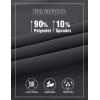 imageTBMPOY Mens Lightweight Hiking Travel Pants Breathable Athletic Fishing Active Joggers Zipper PocketsA2dark Grey