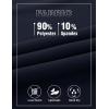 imageTBMPOY Mens Lightweight Hiking Travel Pants Breathable Athletic Fishing Active Joggers Zipper PocketsA3navy
