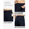 imageTBMPOY Mens Lightweight Hiking Travel Pants Breathable Athletic Fishing Active Joggers Zipper PocketsA3navy