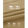 imageTBMPOY Mens Lightweight Hiking Travel Pants Breathable Athletic Fishing Active Joggers Zipper PocketsA4khaki