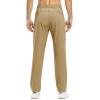 imageTBMPOY Mens Lightweight Hiking Travel Pants Breathable Athletic Fishing Active Joggers Zipper PocketsA4khaki