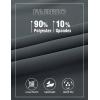 imageTBMPOY Mens Lightweight Hiking Travel Pants Breathable Athletic Fishing Active Joggers Zipper PocketsA7cool Grey