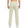 imageTBMPOY Mens Lightweight Hiking Travel Pants Breathable Athletic Fishing Active Joggers Zipper PocketsB13cream