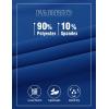 imageTBMPOY Mens Lightweight Hiking Travel Pants Breathable Athletic Fishing Active Joggers Zipper PocketsB9royal Blue