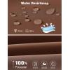 imageTBMPOY Mens Lightweight Jackets Casual Windbreaker Stylish Light Fall Spring Golf Work Dress BusinessBrown