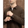 imageTBMPOY Mens Lightweight Jackets Casual Windbreaker Stylish Light Fall Spring Golf Work Dress BusinessCoffee