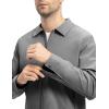 imageTBMPOY Mens Lightweight Jackets Casual Windbreaker Stylish Light Fall Spring Golf Work Dress BusinessGrey1