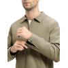 imageTBMPOY Mens Lightweight Jackets Casual Windbreaker Stylish Light Fall Spring Golf Work Dress BusinessKhaki