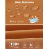 imageTBMPOY Mens Lightweight Jackets Casual Windbreaker Stylish Light Fall Spring Golf Work Dress BusinessLight Brown1