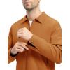 imageTBMPOY Mens Lightweight Jackets Casual Windbreaker Stylish Light Fall Spring Golf Work Dress BusinessLight Brown1