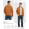imageTBMPOY Mens Lightweight Jackets Casual Windbreaker Stylish Light Fall Spring Golf Work Dress BusinessLight Brown1