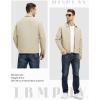 imageTBMPOY Mens Lightweight Jackets Casual Windbreaker Stylish Light Fall Spring Golf Work Dress BusinessLight Khaki