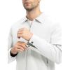 imageTBMPOY Mens Lightweight Jackets Casual Windbreaker Stylish Light Fall Spring Golf Work Dress BusinessWhite1