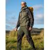 imageTBMPOY Mens Snow Ski Hiking Pants Waterproof Winter Fleece Lined Pants Camping Skiing Ice Fishing Pants with BeltA1thick Armygreen