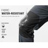 imageTBMPOY Mens Snow Ski Hiking Pants Waterproof Winter Fleece Lined Pants Camping Skiing Ice Fishing Pants with BeltA1thick Grey