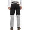 imageTBMPOY Mens Snow Ski Hiking Pants Waterproof Winter Fleece Lined Pants Camping Skiing Ice Fishing Pants with BeltA1thick Light Grey