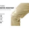 imageTBMPOY Mens Snow Ski Hiking Pants Waterproof Winter Fleece Lined Pants Camping Skiing Ice Fishing Pants with BeltA1thick Light Khaki