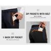 imageTBMPOY Mens Snow Ski Hiking Pants Waterproof Winter Fleece Lined Pants Camping Skiing Ice Fishing Pants with BeltA1thick Navy