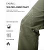 imageTBMPOY Mens Snow Ski Hiking Pants Waterproof Winter Fleece Lined Pants Camping Skiing Ice Fishing Pants with BeltA2thick Armygreen
