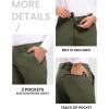imageTBMPOY Mens Snow Ski Hiking Pants Waterproof Winter Fleece Lined Pants Camping Skiing Ice Fishing Pants with BeltA2thick Armygreen