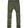 imageTBMPOY Mens Snow Ski Hiking Pants Waterproof Winter Fleece Lined Pants Camping Skiing Ice Fishing Pants with BeltA2thick Armygreen