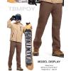 imageTBMPOY Mens Snow Ski Hiking Pants Waterproof Winter Fleece Lined Pants Camping Skiing Ice Fishing Pants with BeltA2thick Brown