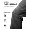 imageTBMPOY Mens Snow Ski Hiking Pants Waterproof Winter Fleece Lined Pants Camping Skiing Ice Fishing Pants with BeltA2thick Dark Grey
