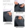 imageTBMPOY Mens Snow Ski Hiking Pants Waterproof Winter Fleece Lined Pants Camping Skiing Ice Fishing Pants with BeltA2thick Grey