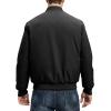imageTBMPOY Mens Winter Lightweight Bomber Jackets Water Resistant Fall Casual Windbreakers Quilted Full Zip Windproof Work CoatsBlack