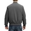 imageTBMPOY Mens Winter Lightweight Bomber Jackets Water Resistant Fall Casual Windbreakers Quilted Full Zip Windproof Work CoatsDark Grey