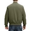 imageTBMPOY Mens Winter Lightweight Bomber Jackets Water Resistant Fall Casual Windbreakers Quilted Full Zip Windproof Work CoatsGreen