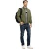 imageTBMPOY Mens Winter Lightweight Bomber Jackets Water Resistant Fall Casual Windbreakers Quilted Full Zip Windproof Work CoatsGreen