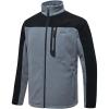 imageTBMPOY Mens Fleece Jackets Lightweight FullZip Fall Jacket Warm Winter Coats Outdoor Hiking with PocketsA3greyBlack