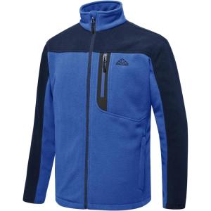 imageTBMPOY Mens Fleece Jackets Lightweight FullZip Fall Jacket Warm Winter Coats Outdoor Hiking with PocketsA6royal BlueNavy