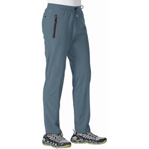 imageTBMPOY Mens Lightweight Hiking Travel Pants Breathable Athletic Fishing Active Joggers Zipper PocketsA16stone Blue