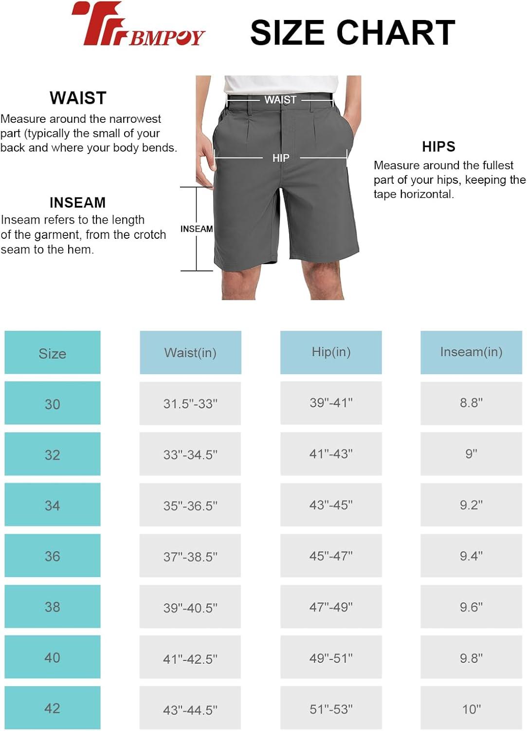 imageTBMPOY Mens Work Dress Shorts Golf Stretch Waistband Summer Pleated Casual Business Dressy Short for Men with PocketsDark Grey