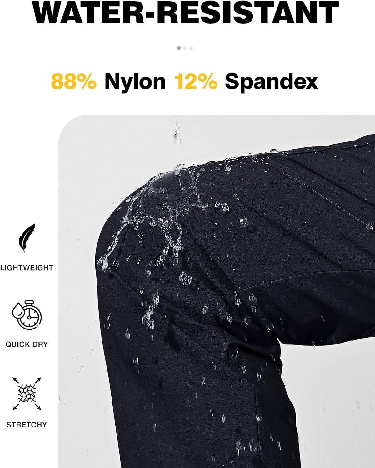 imageTBMPOY Womens Hiking Cargo Pants Lightweight Water Resistant Quick Dry Fishing Camping Travel Work Pant with 6 PocketsNavy